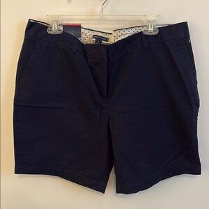 Tommy Hilfiger Blue Bermuda Shorts Classic Cotton Twill